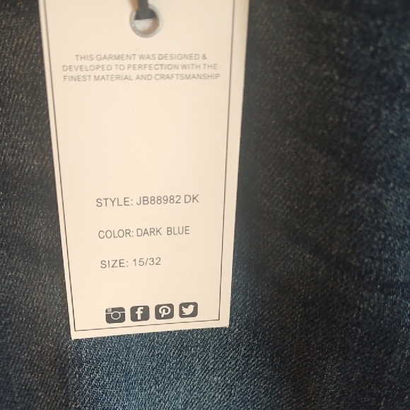 Judy Blue Dark Wash Straight Leg Jeans - Picture 5 of 11